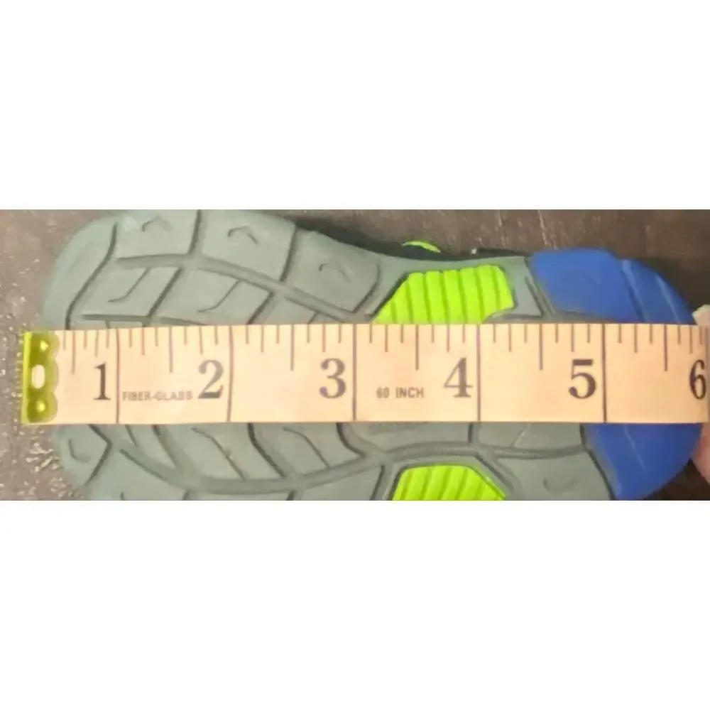 KEEN Toddler Newport H2 Water Sandals Blue Lime Green Sze C5 Estimated Play Shoe